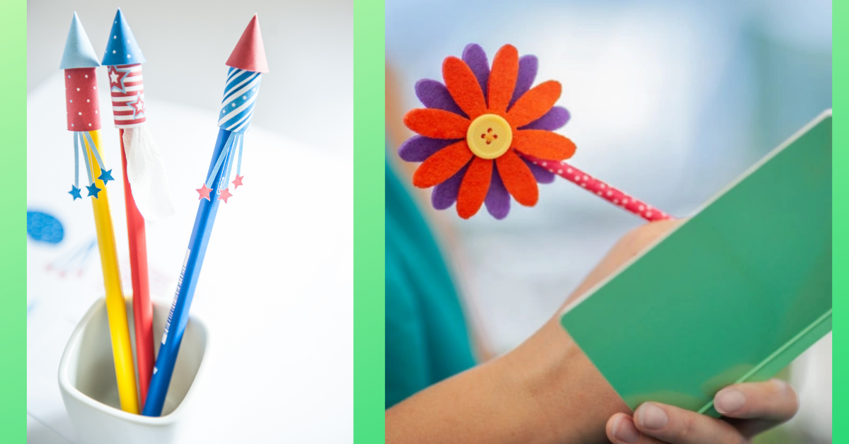 Pencil Topper Craft Ideas DIY Pencil Topper SchoolMyKids