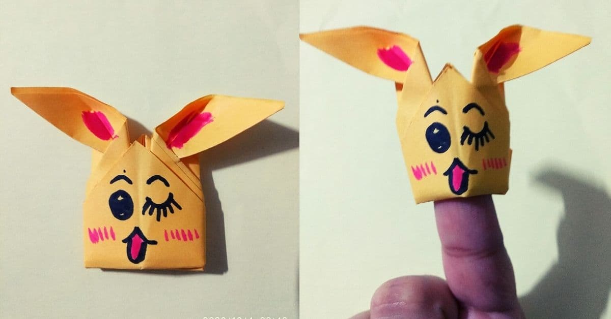 Incredibly Cute DIY Bunny Finger Puppets SchoolMyKids