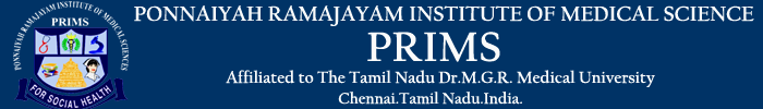 Ponnaiyah Ramajayam Institute of Medical Sciences, Manamai-Nellur Logo