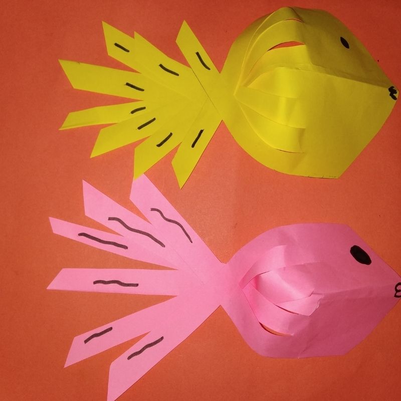Easy 3d Paper Fish For Kids 3d Paper Crafts Schoolmykids