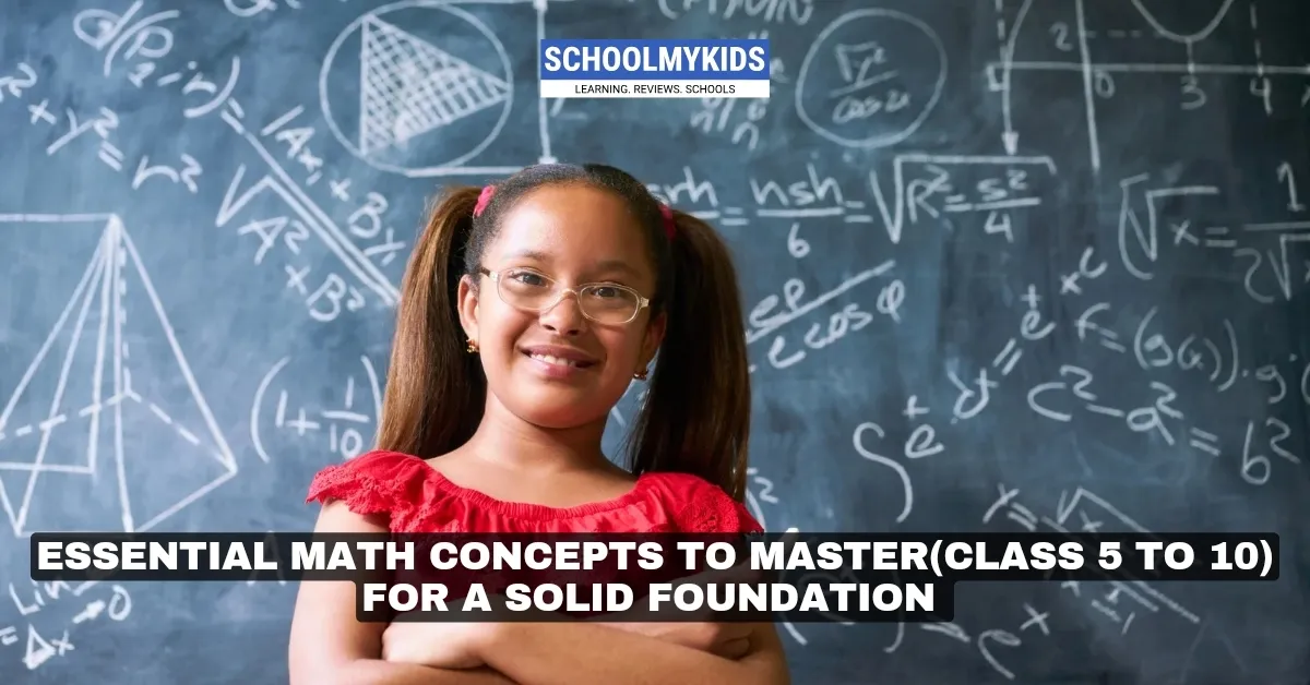 Essential Math Concepts to Master (Classes 5 to 10) for a Solid Foundation