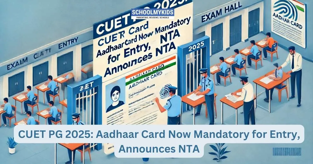 CUET PG 2025: Aadhaar Card Now Mandatory for Entry, Announces NTA