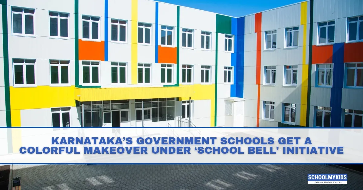 Karnataka’s Government Schools Get a Colorful Makeover Under ‘School Bell’ Initiative
