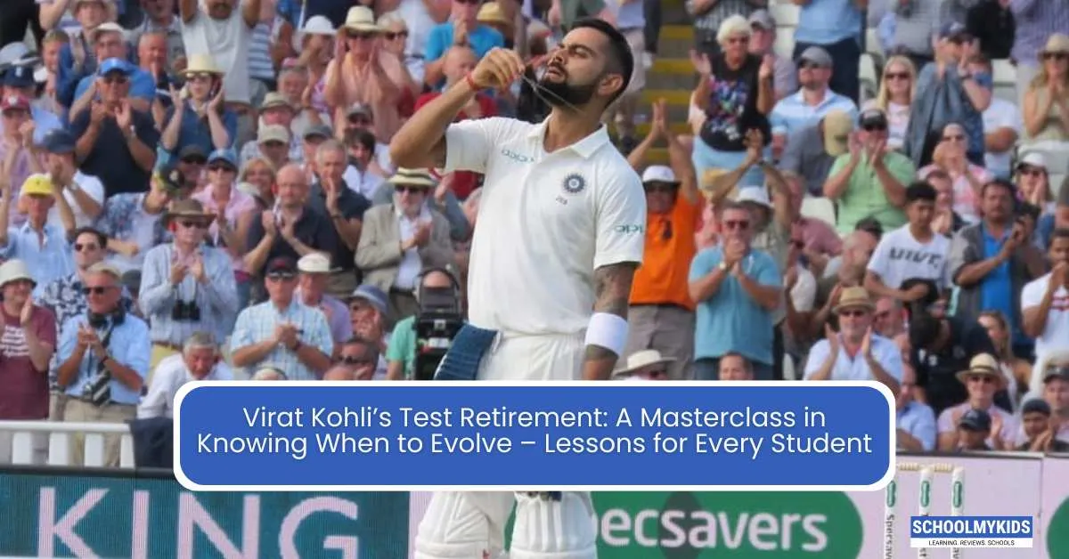 Virat Kohli’s Test Retirement: A Masterclass in Knowing When to Evolve - Lessons for Every Student