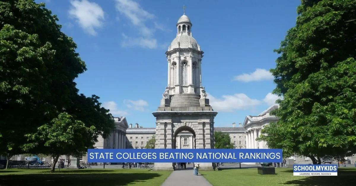 State Colleges Beating National Rankings