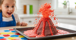 Watch a Volcano Erupt at Home - Baking Soda and Vinegar Science Experiment