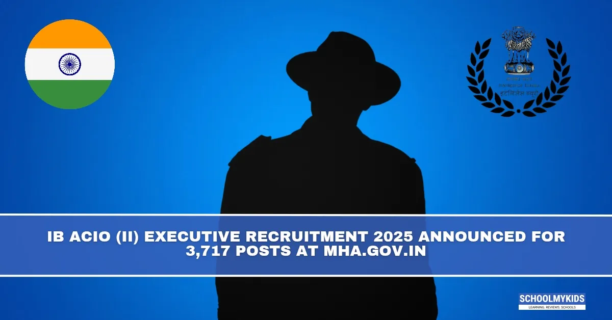 IB ACIO (II) Executive Recruitment 2025 Announced for 3,717 Posts at mha.gov.in