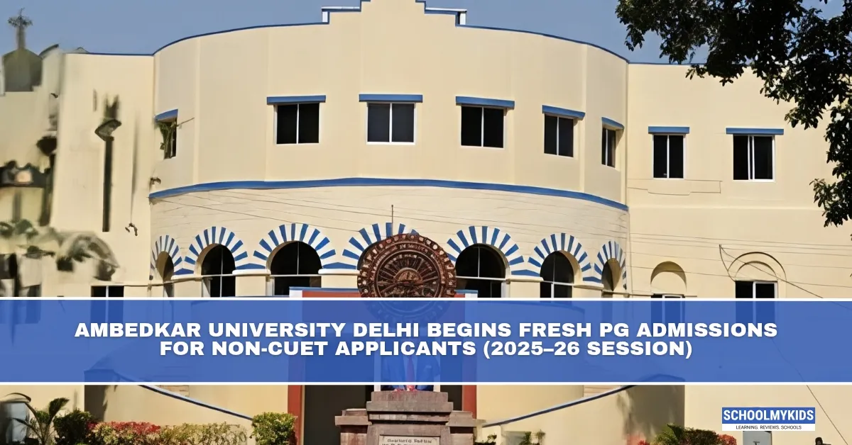 Ambedkar University Delhi Begins Fresh PG Admissions for Non-CUET Applicants (2025-26 Session)