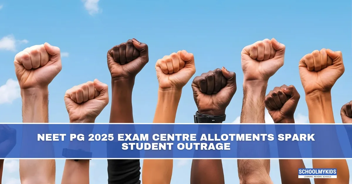 NEET PG 2025 Exam Centre Allotments Spark Student Outrage