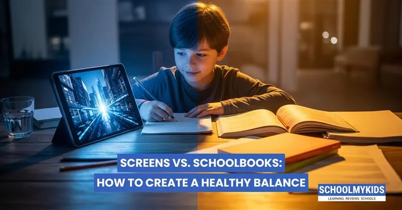 Screens vs. Schoolbooks: How to Create a Healthy Balance