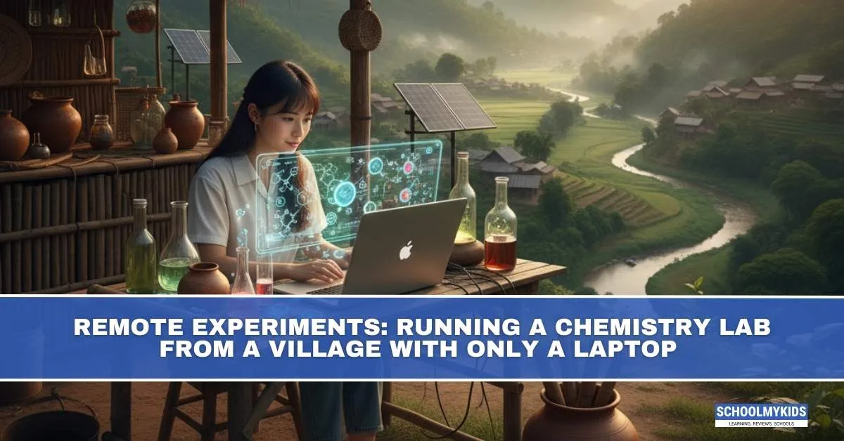 Remote Experiments: Running a Chemistry Lab From a Village With Only a Laptop
