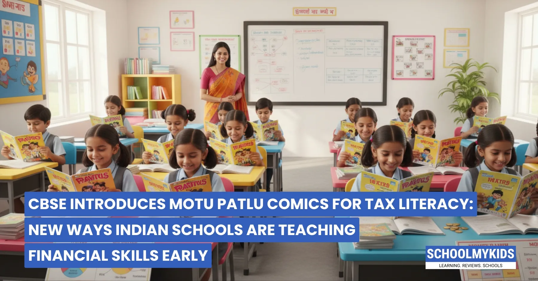 CBSE Introduces Motu Patlu Comics for Tax Literacy: New Ways Indian Schools Are Teaching Financial Skills Early