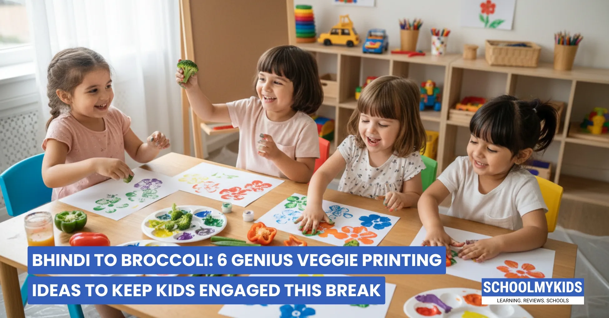 Bhindi to Broccoli: 6 Genius Veggie Printing Ideas to Keep Kids Engaged This Break