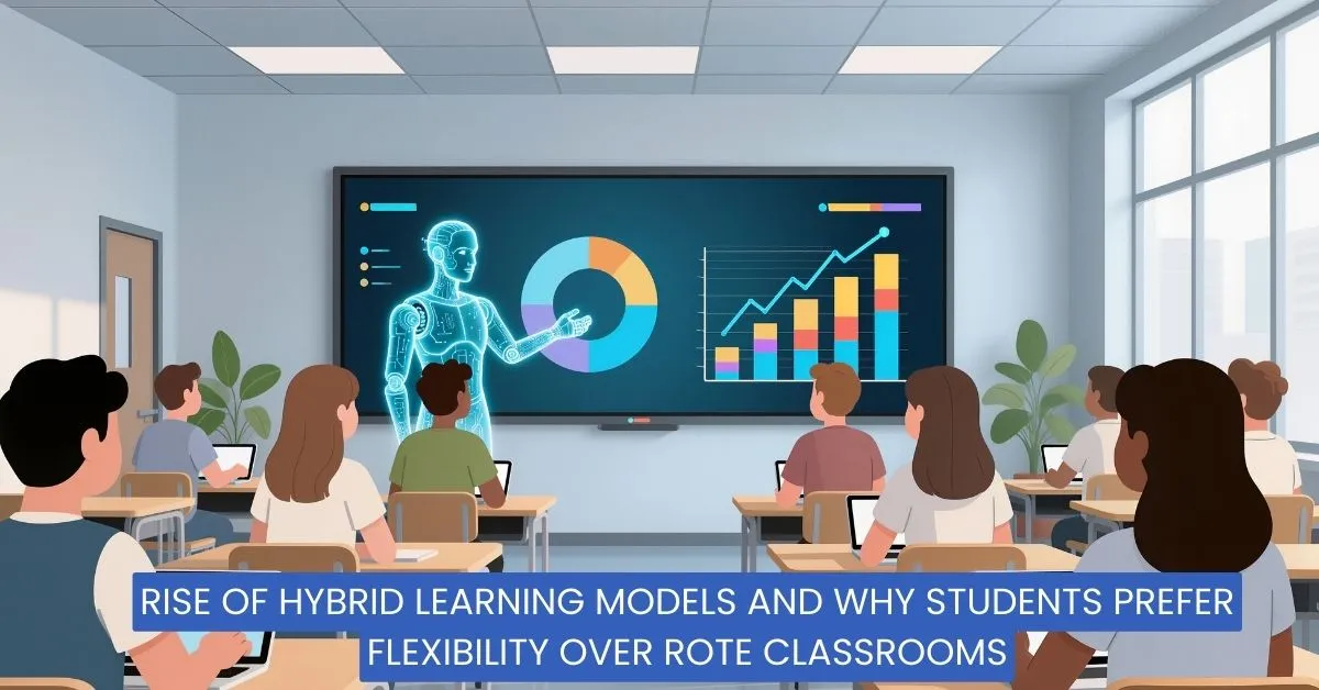 Rise of Hybrid Learning Models and Why Students Prefer Flexibility Over Rote Classrooms