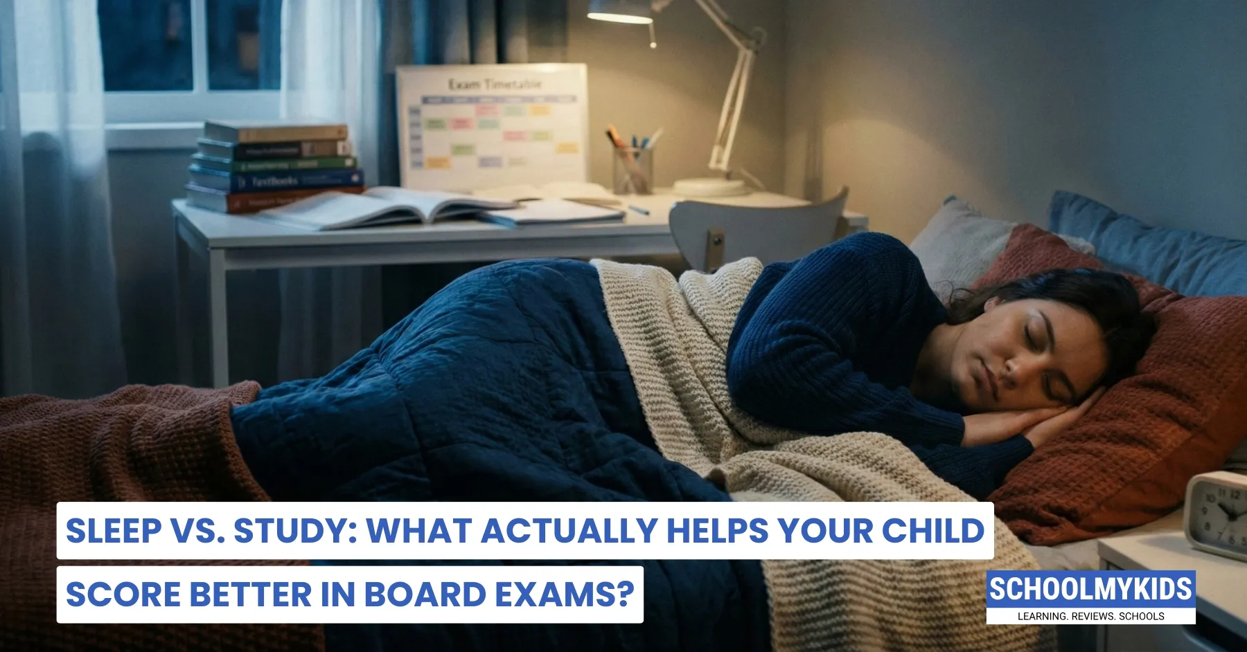 Sleep vs. Study: What Actually Helps Your Child Score Better in Board Exams