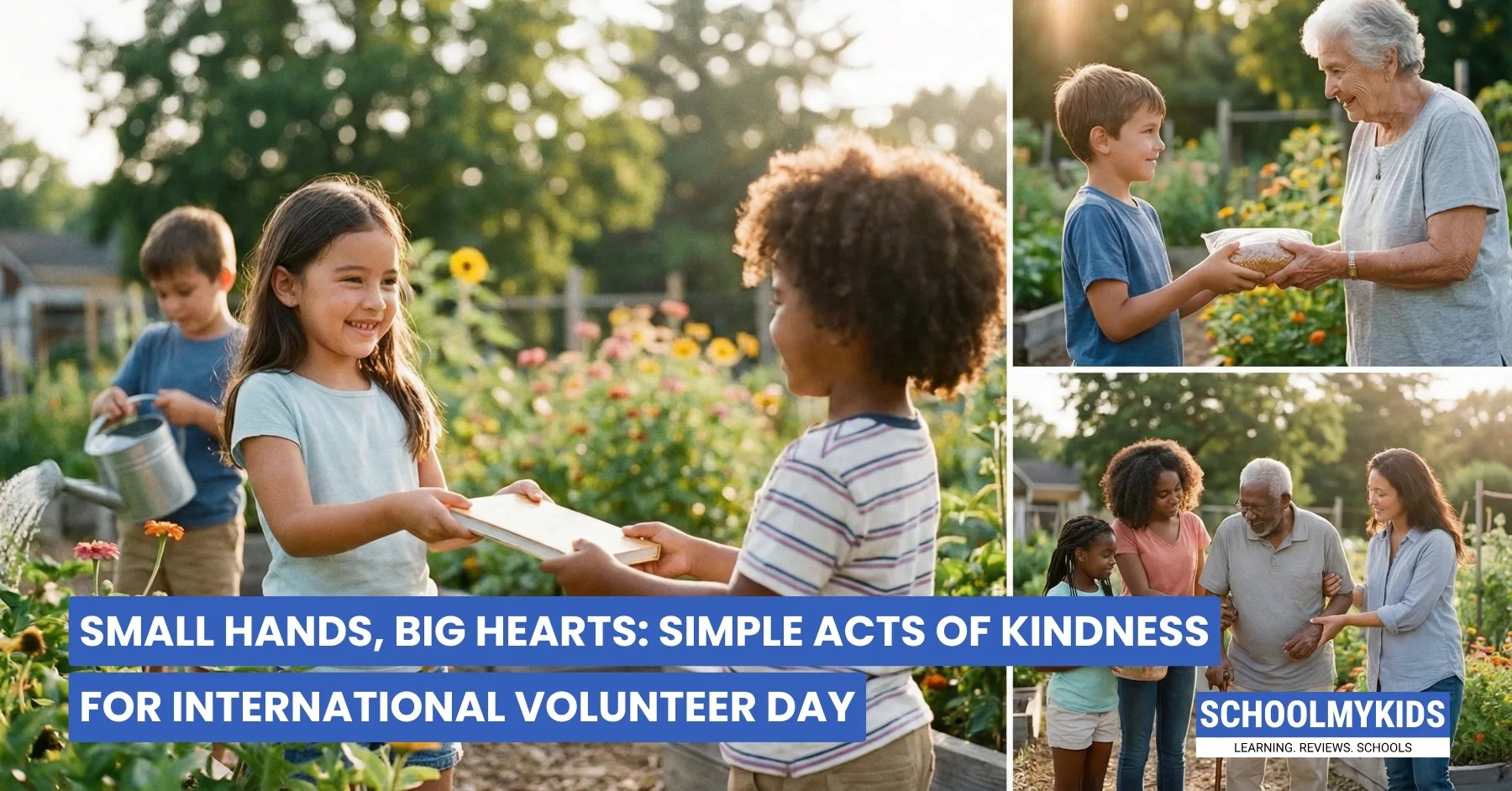Small Hands, Big Hearts: Simple Acts of Kindness for International Volunteer Day