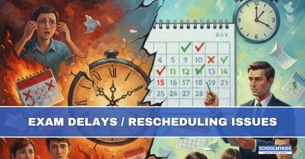 Exam Delays/Rescheduling Issues