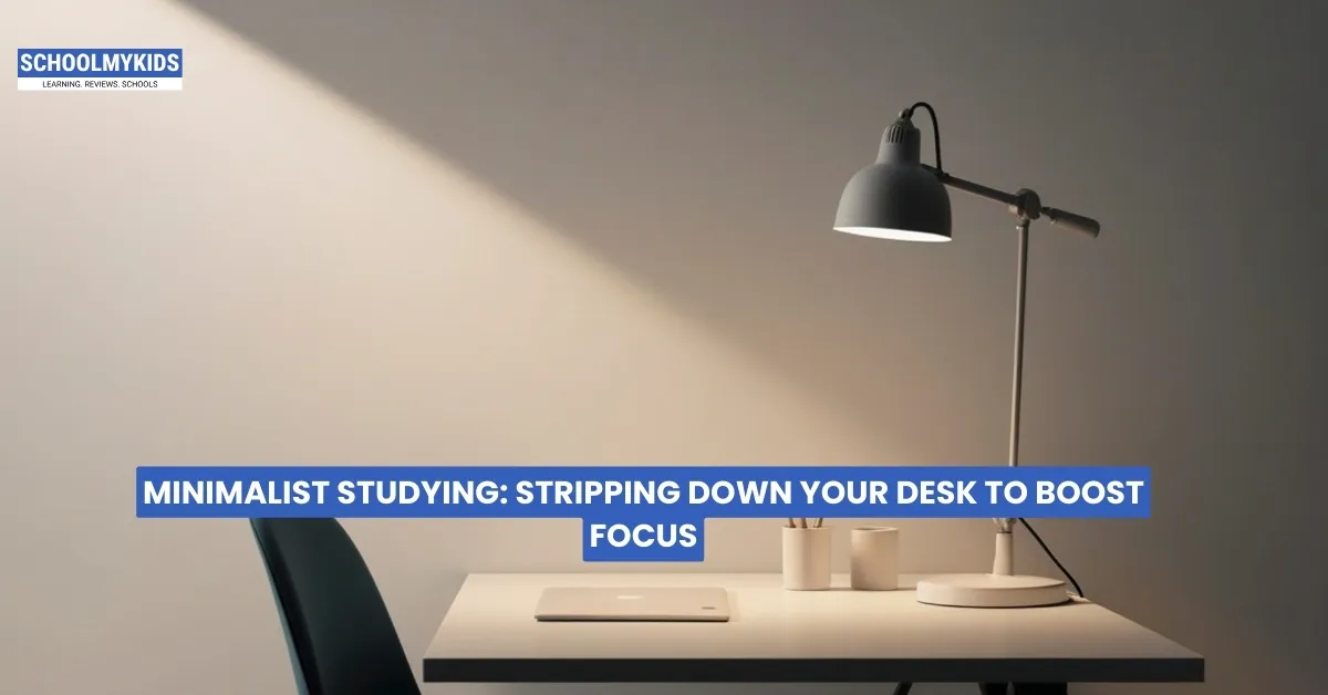 Minimalist Studying: Stripping Down Your Desk to Boost Focus