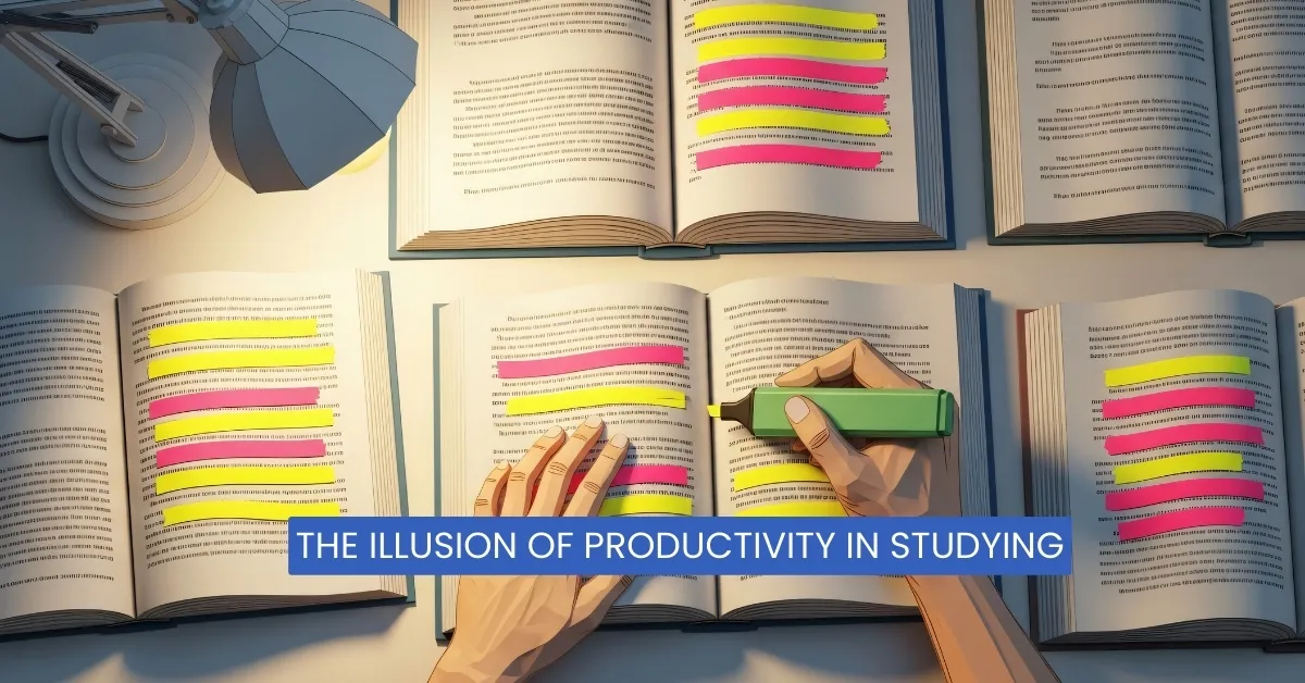 The Illusion of Productivity in Studying