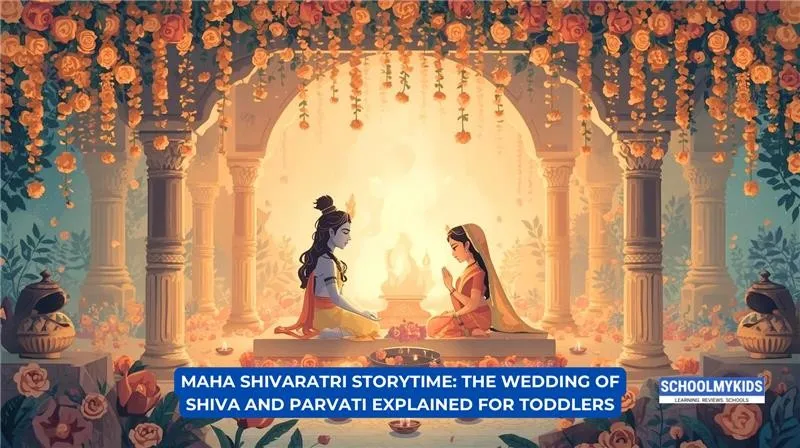 Maha Shivaratri Storytime: The Wedding of Shiva and Parvati Explained for Toddlers