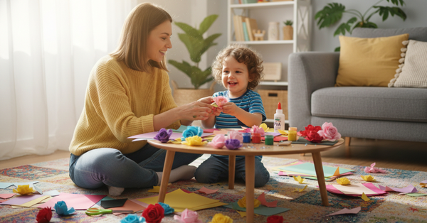 Rose Day DIYs: 5 Paper Rose Crafts to Make with Your Toddler