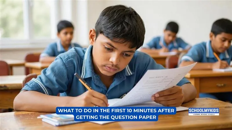 What to Do in the First 10 Minutes After Getting the Question Paper