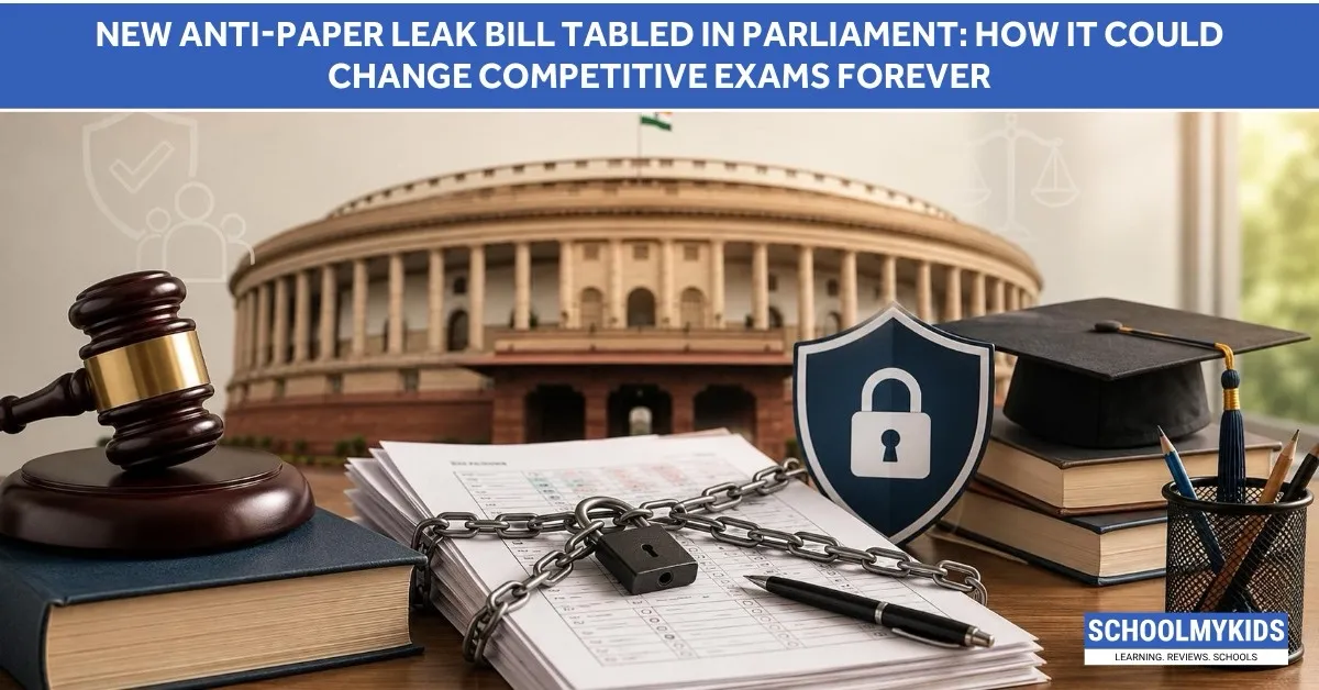 New Anti-Paper Leak Bill Tabled in Parliament: How It Could Change Competitive Exams Forever