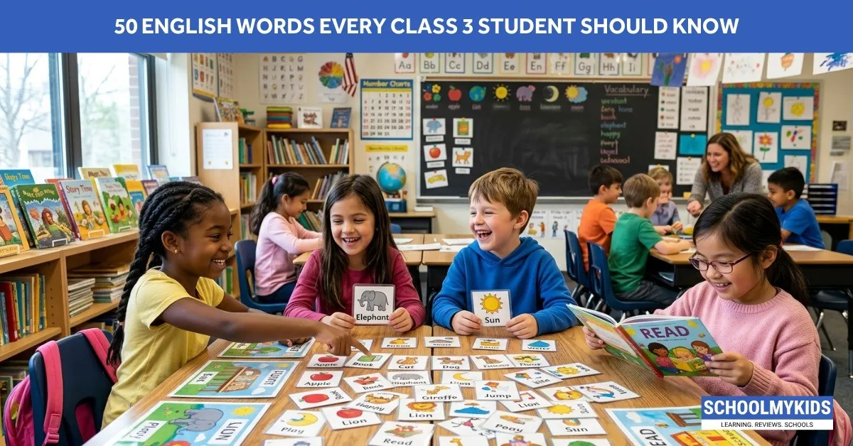 50 English Words Every Class 3 Student Should Know