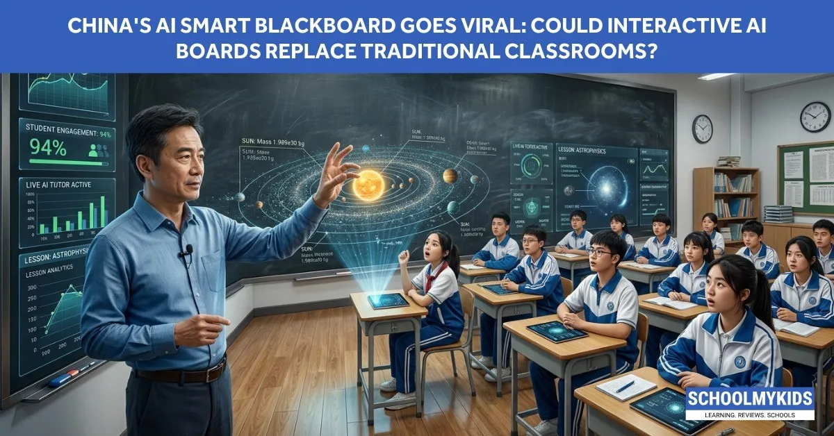 China’s AI Smart Blackboard Goes Viral: Could Interactive AI Boards Replace Traditional Classrooms?