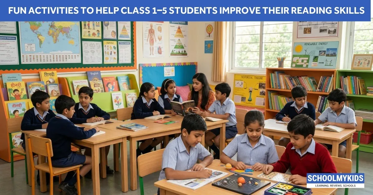 Fun Activities to Help Class 1–5 Students Improve Their Reading Skills