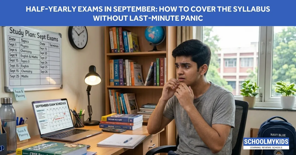 Half-Yearly Exams in September: How to Cover the Syllabus Without Last-Minute Panic