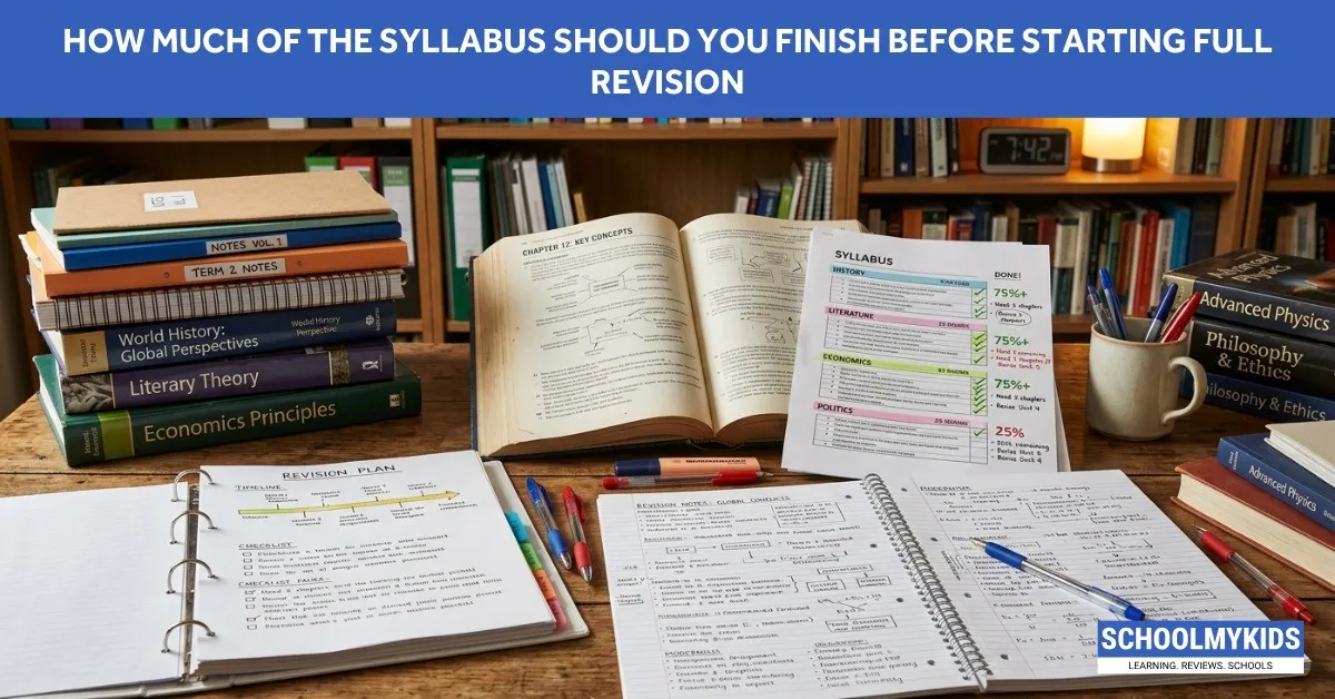 How Much of the Syllabus Should You Finish Before Starting Full Revision?