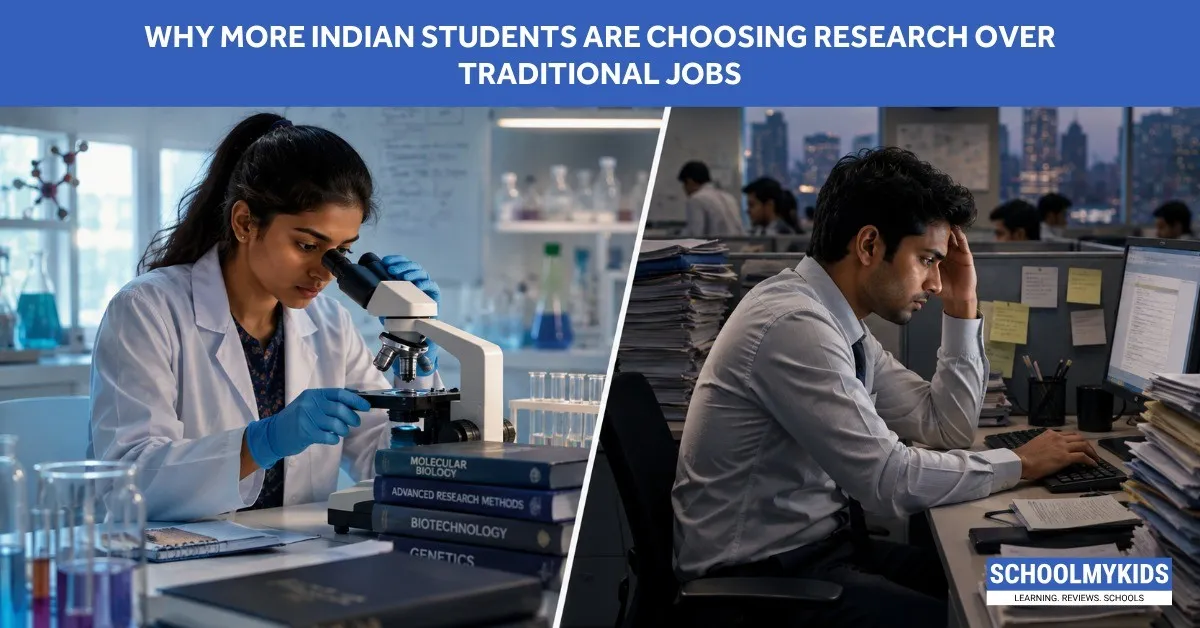 Why More Indian Students Are Choosing Research Over Traditional Jobs