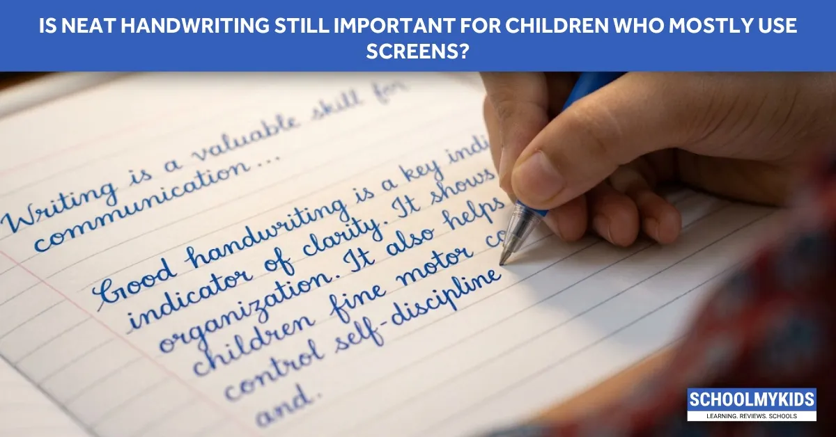 Is Neat Handwriting Still Important for Children Who Mostly Use Screens?