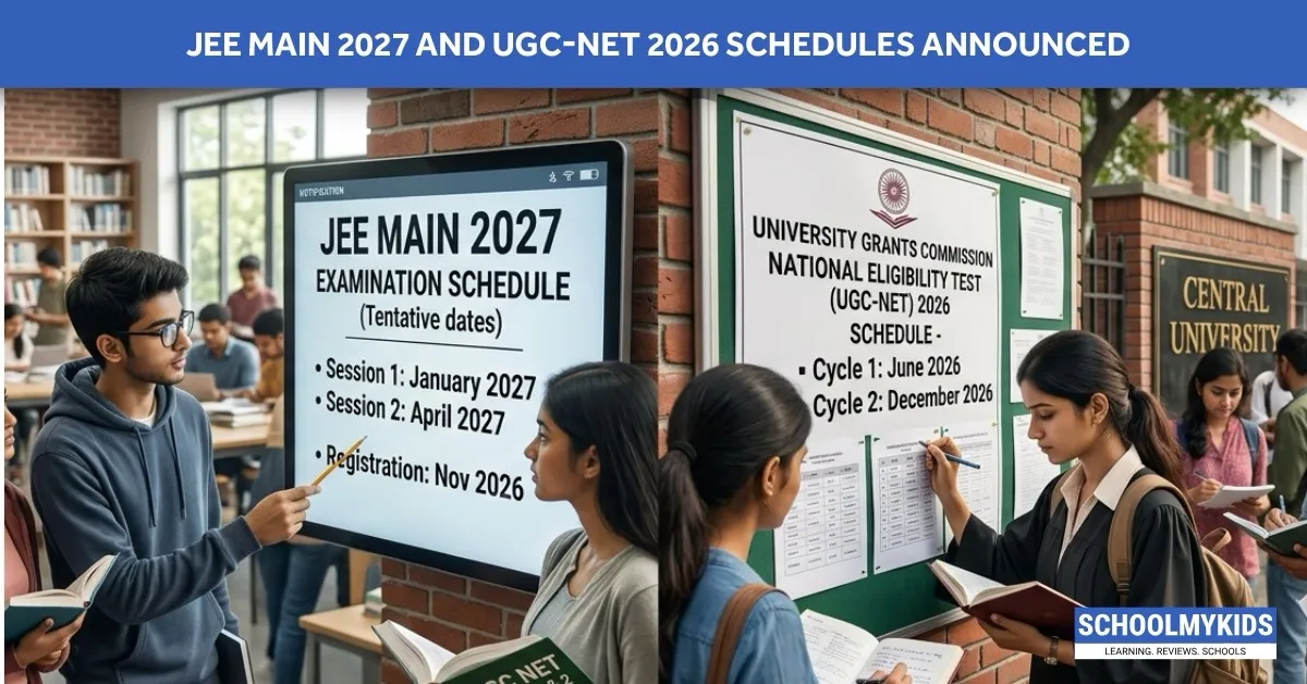 JEE Main 2027 and UGC-NET 2026 Schedules Announced