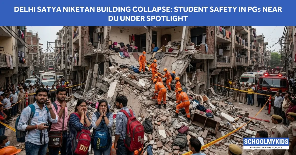 Delhi Satya Niketan Building Collapse: Student Safety in PGs Near DU Under Spotlight