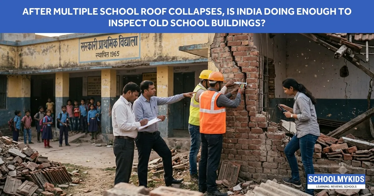 After Multiple School Roof Collapses, Is India Doing Enough to Inspect Old School Buildings?