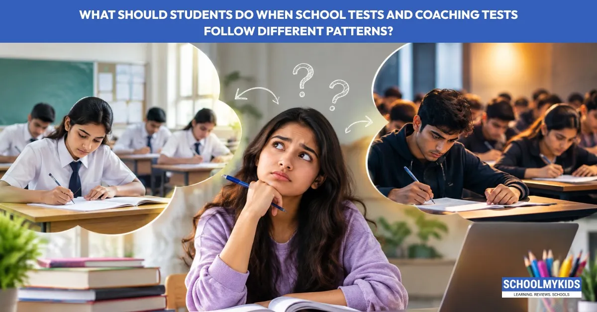What Should Students Do When School Tests and Coaching Tests Follow Different Patterns?