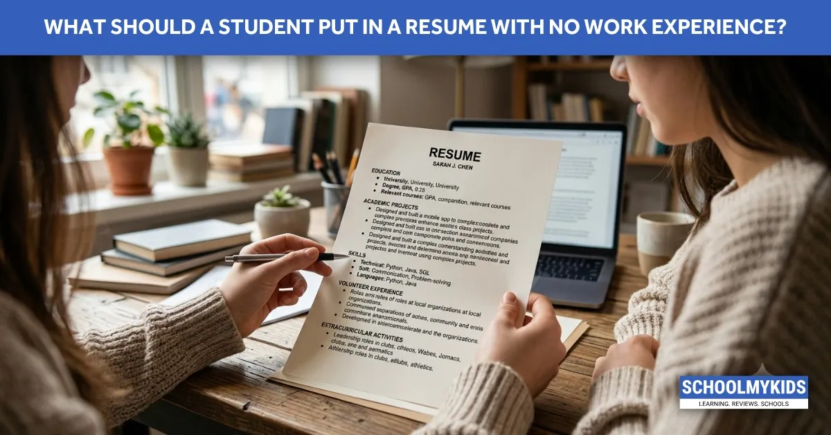 What Should a Student Put in a Resume With No Work Experience?