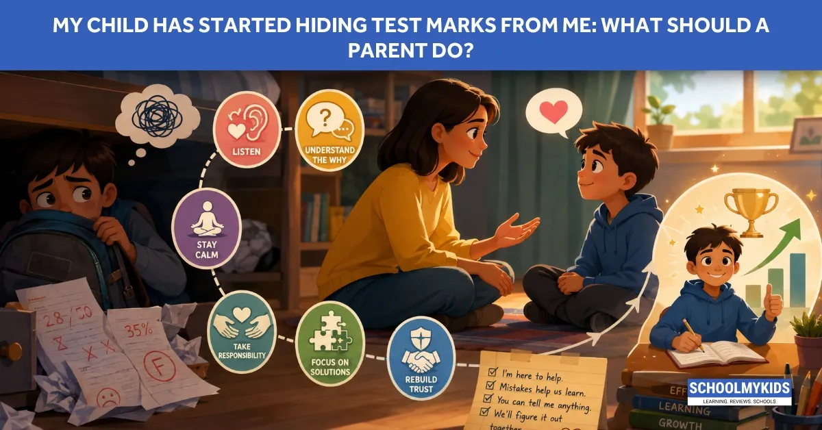 My Child Has Started Hiding Test Marks From Me: What Should a Parent Do?