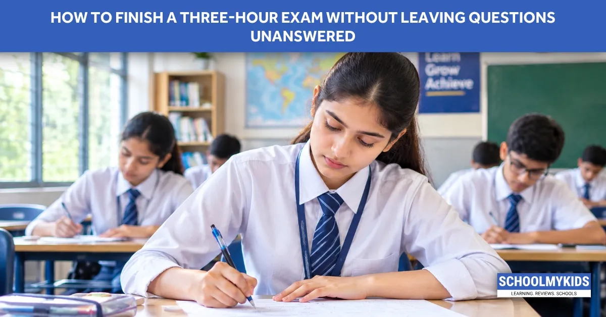 How to Finish a Three-Hour Exam Without Leaving Questions Unanswered
