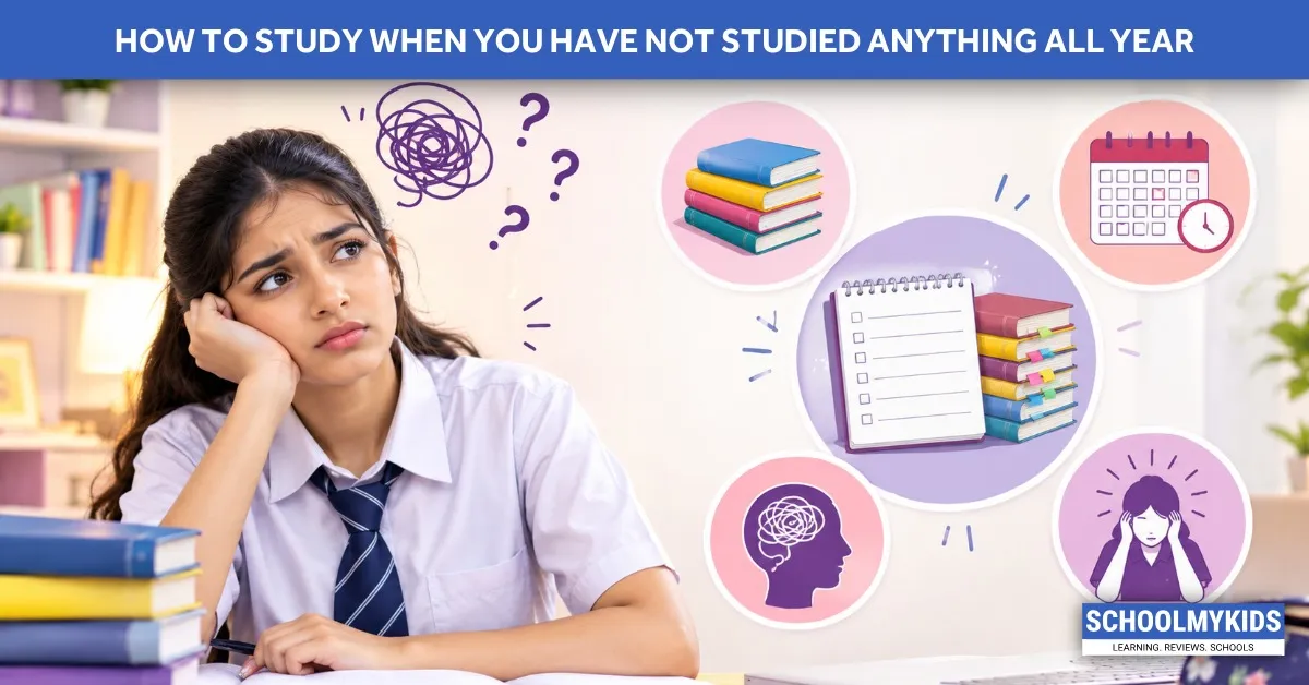 How to Study When You Have Not Studied Anything All Year