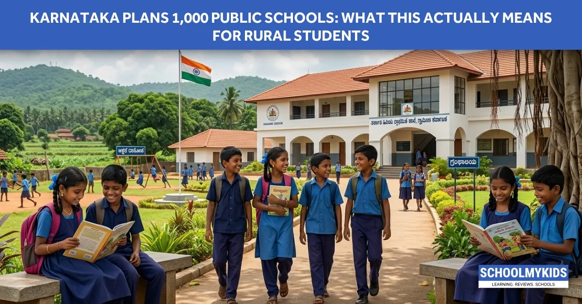 Karnataka Plans 1,000 Public Schools: What This Actually Means for Rural Students