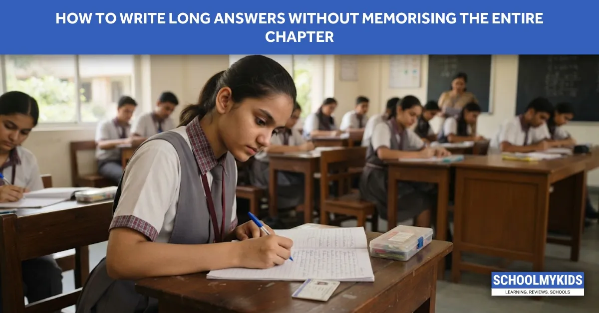 How to Write Long Answers Without Memorising the Entire Chapter