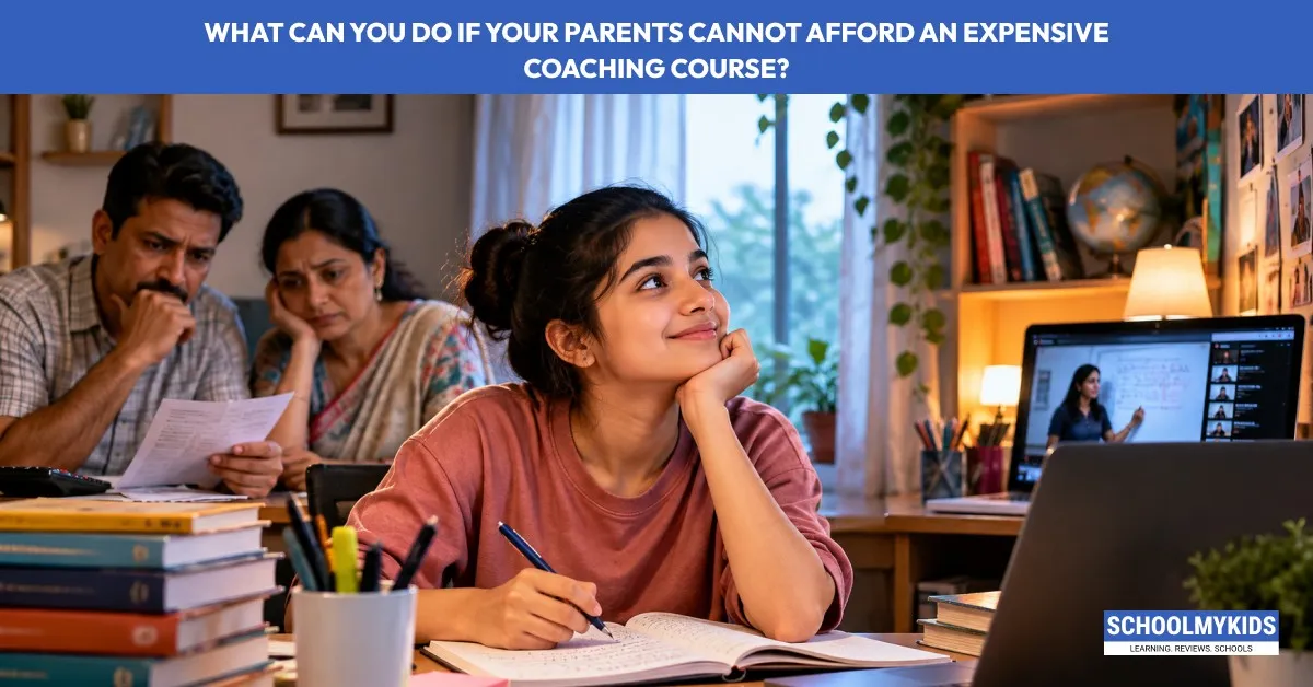 What Can You Do If Your Parents Cannot Afford an Expensive Coaching Course?