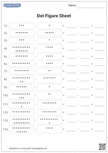 Subtraction Dot Figures