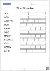 Word Scramble