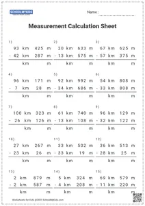 Measurement Subtraction