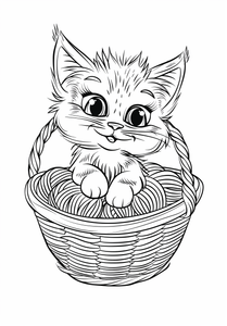 Cat Coloring Page