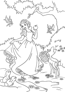 Cinderella Coloring Page
